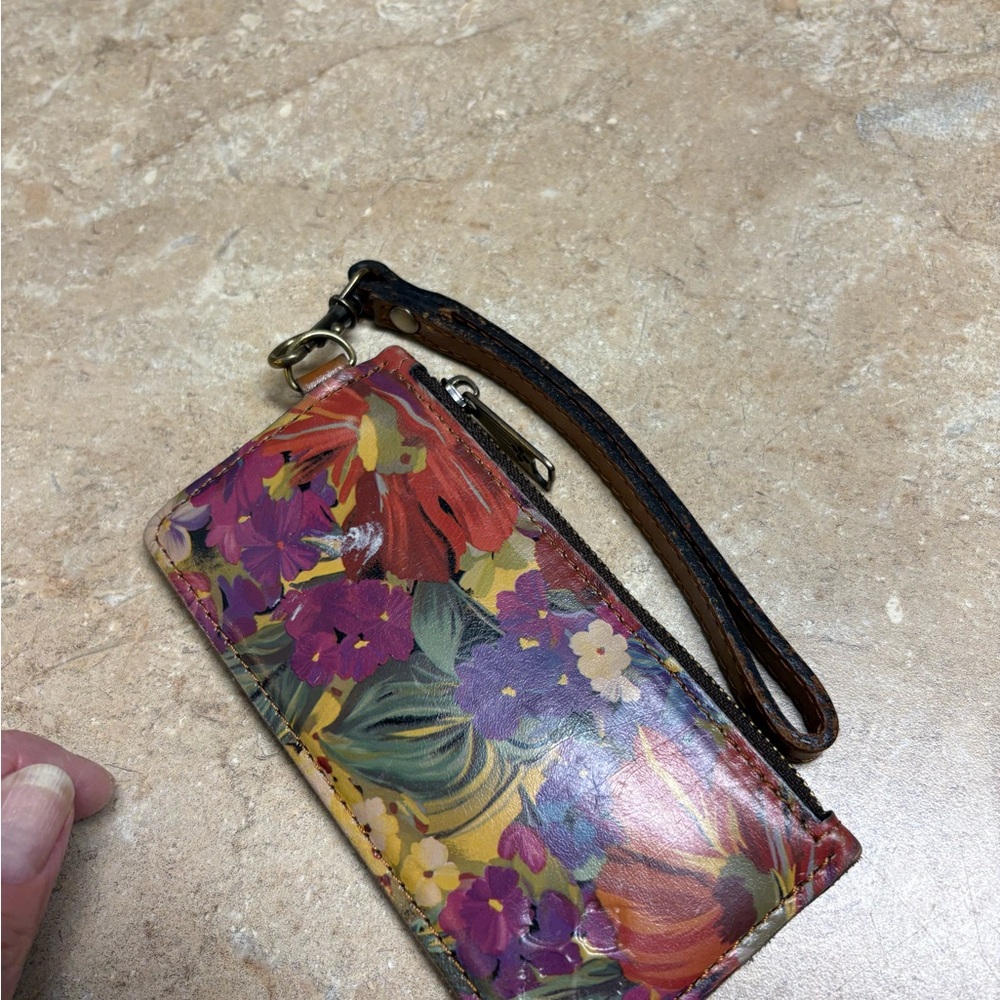Patricia Nash Citrus Sunrise Wristlet Wallet Card holder